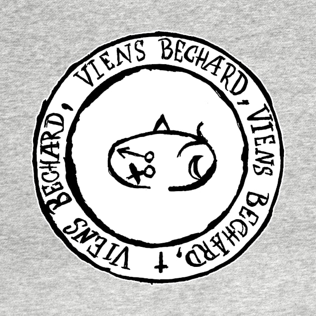 Dark and Gritty Seal of Bechard (black on white) by MacSquiddles